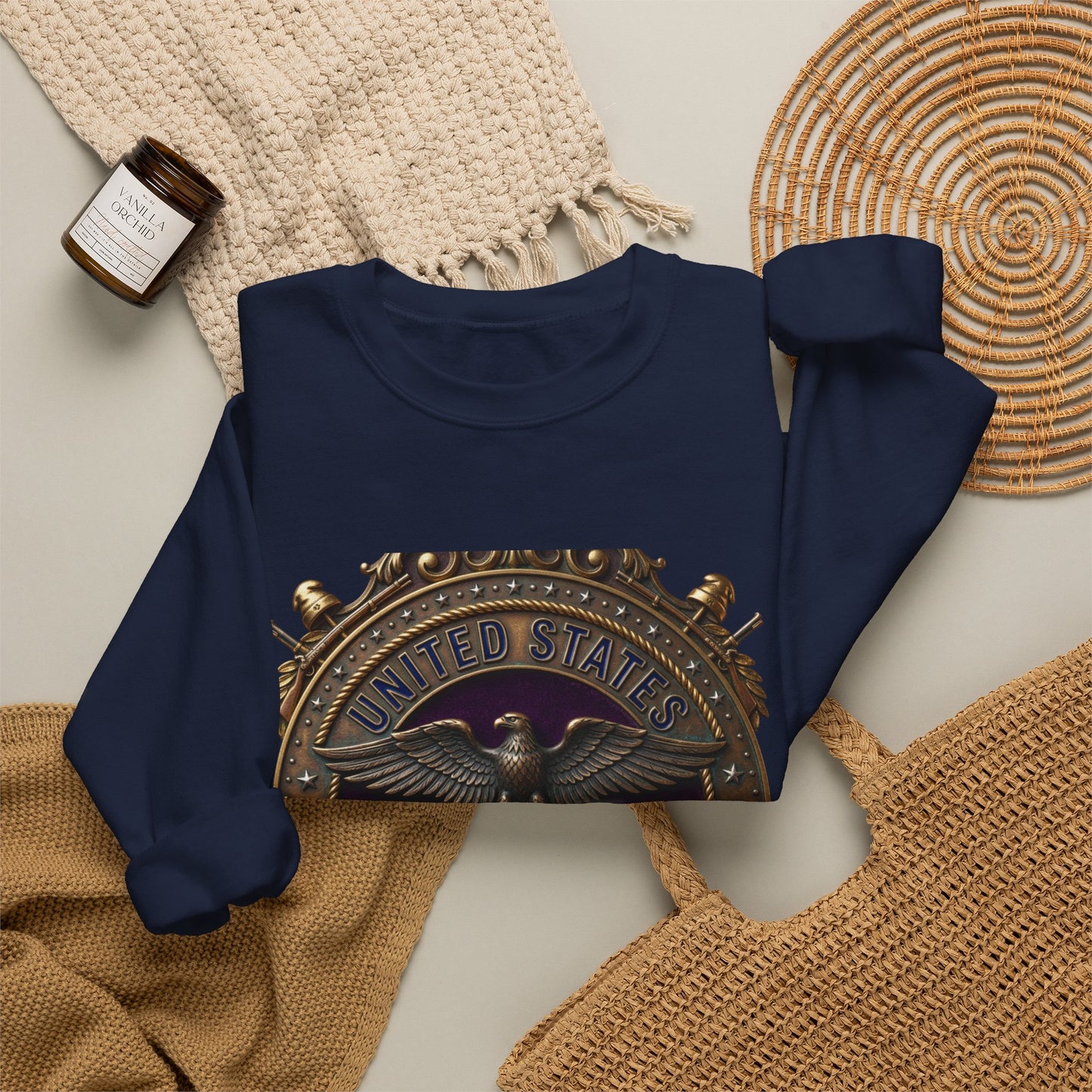 USA 250 Eagle Medallion Crewneck Sweatshirt | 250th Anniversary, Patriotic