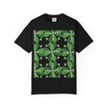 Clover Pattern T-Shirt — Green Floral Four-Leaf Design