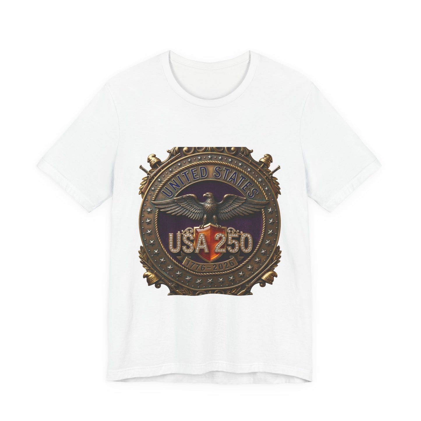 USA 250 Eagle Emblem Tee | 250th Anniversary 4th of July Patriotic