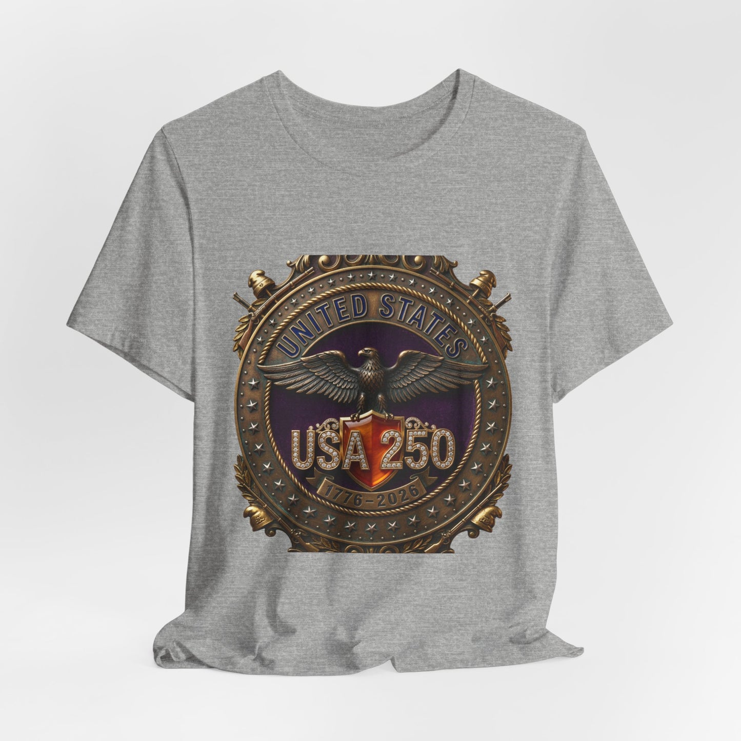 USA 250 Eagle Emblem Tee | 250th Anniversary 4th of July Patriotic