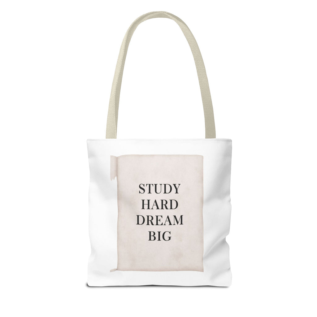 Teacher Tote Bag | Study Hard Dream Big Canvas Bag