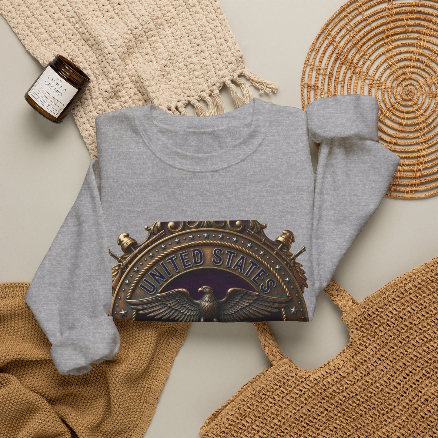 USA 250 Eagle Medallion Crewneck Sweatshirt | 250th Anniversary, Patriotic