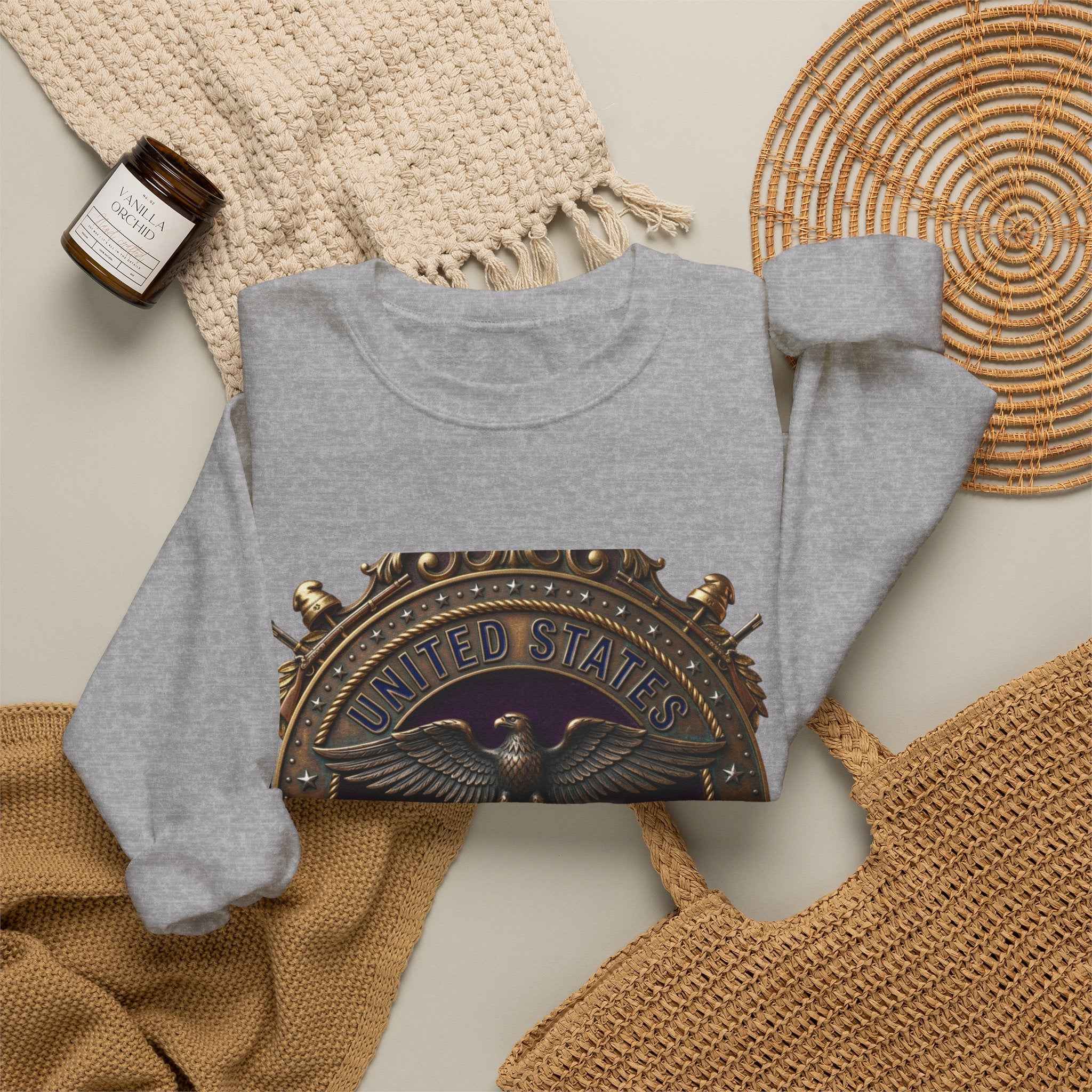 USA 250 Eagle Medallion Crewneck Sweatshirt | 250th Anniversary, Patriotic