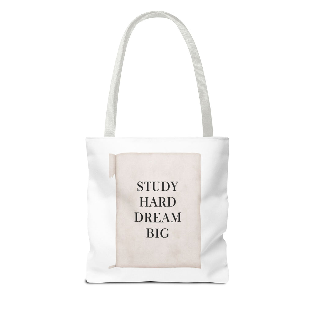 Teacher Tote Bag | Study Hard Dream Big Canvas Bag