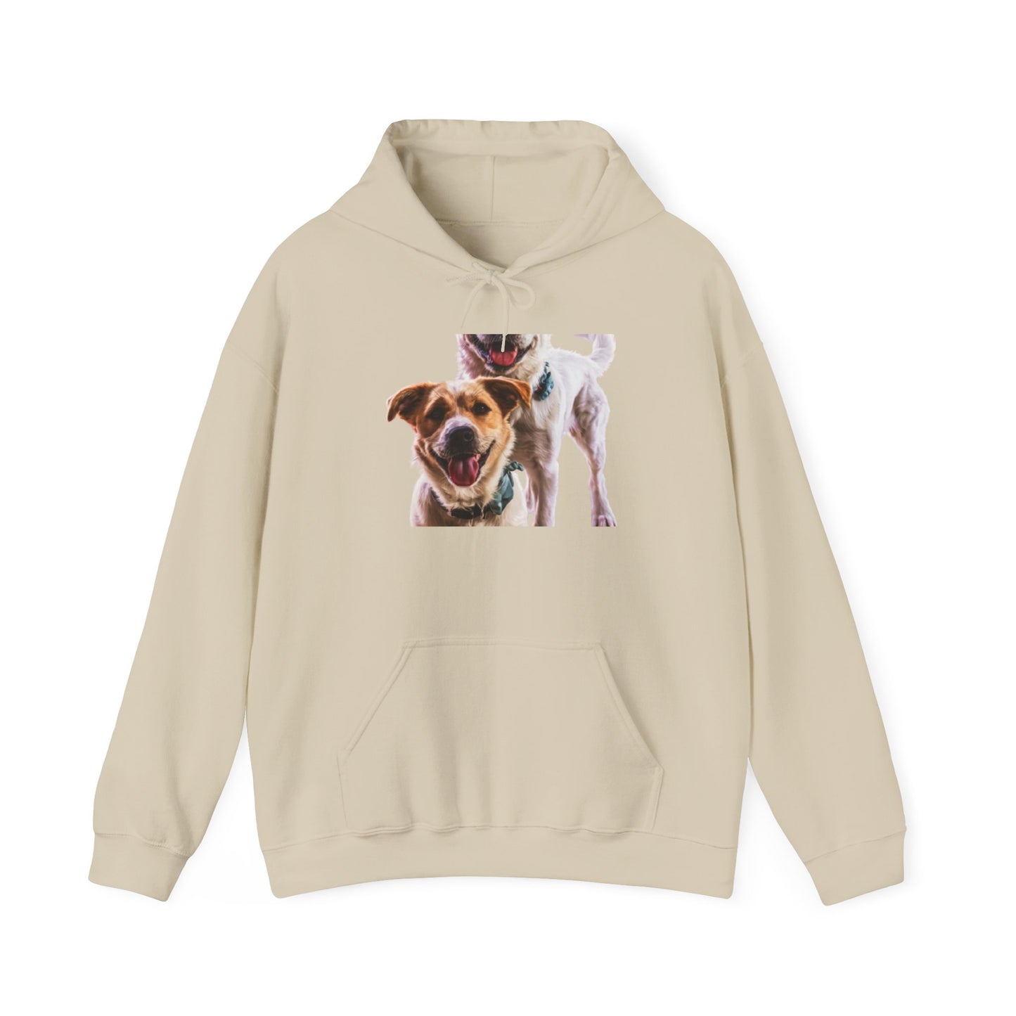 Happy Dog Photo Hoodie - Cute Smiling Puppy Pullover