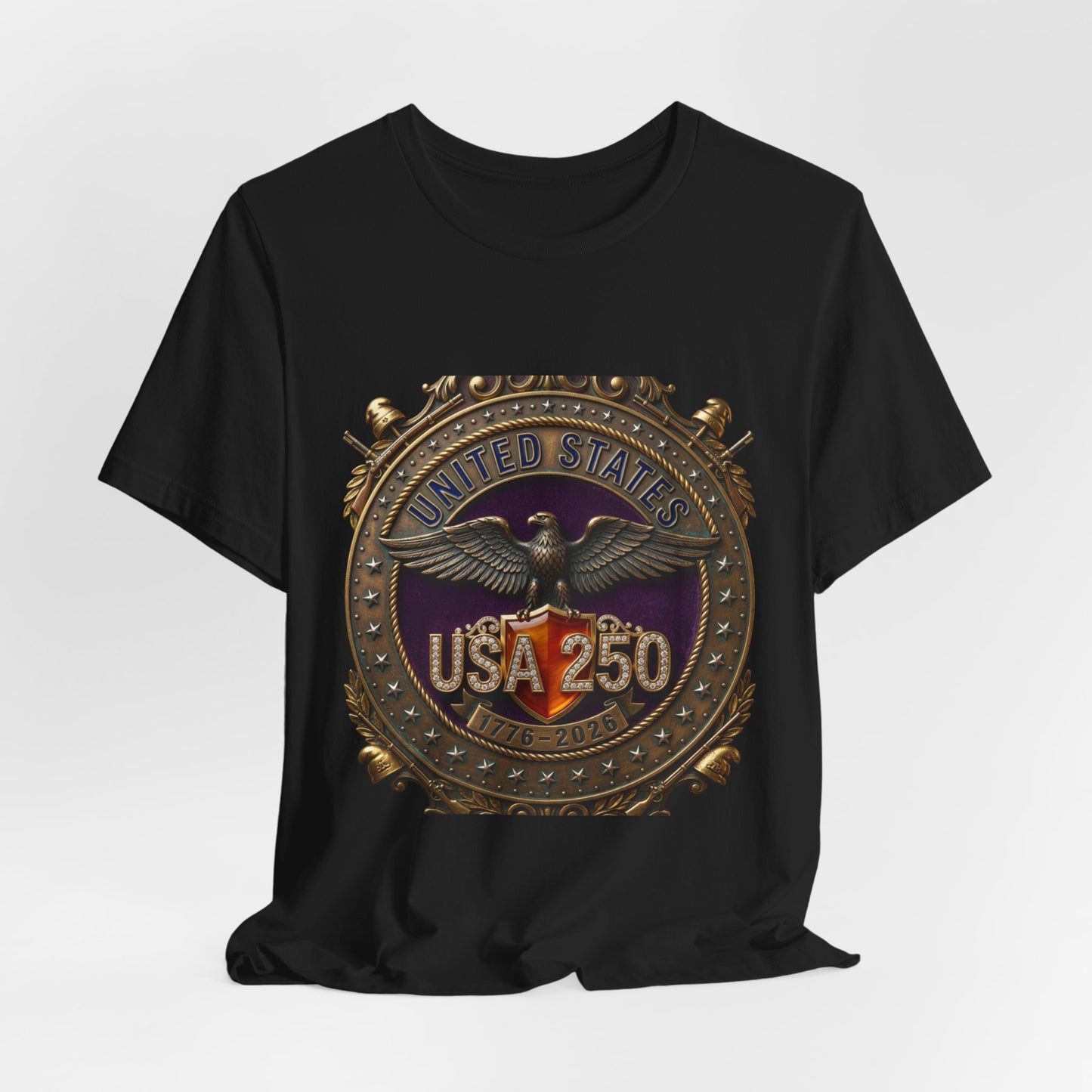 USA 250 Eagle Emblem Tee | 250th Anniversary 4th of July Patriotic