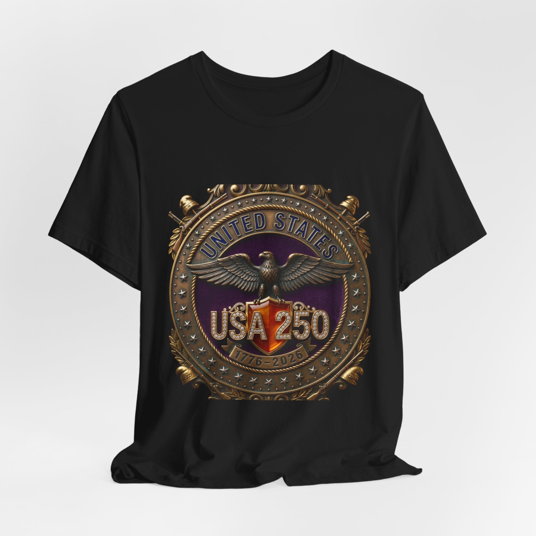USA 250 Eagle Emblem Tee | 250th Anniversary 4th of July Patriotic