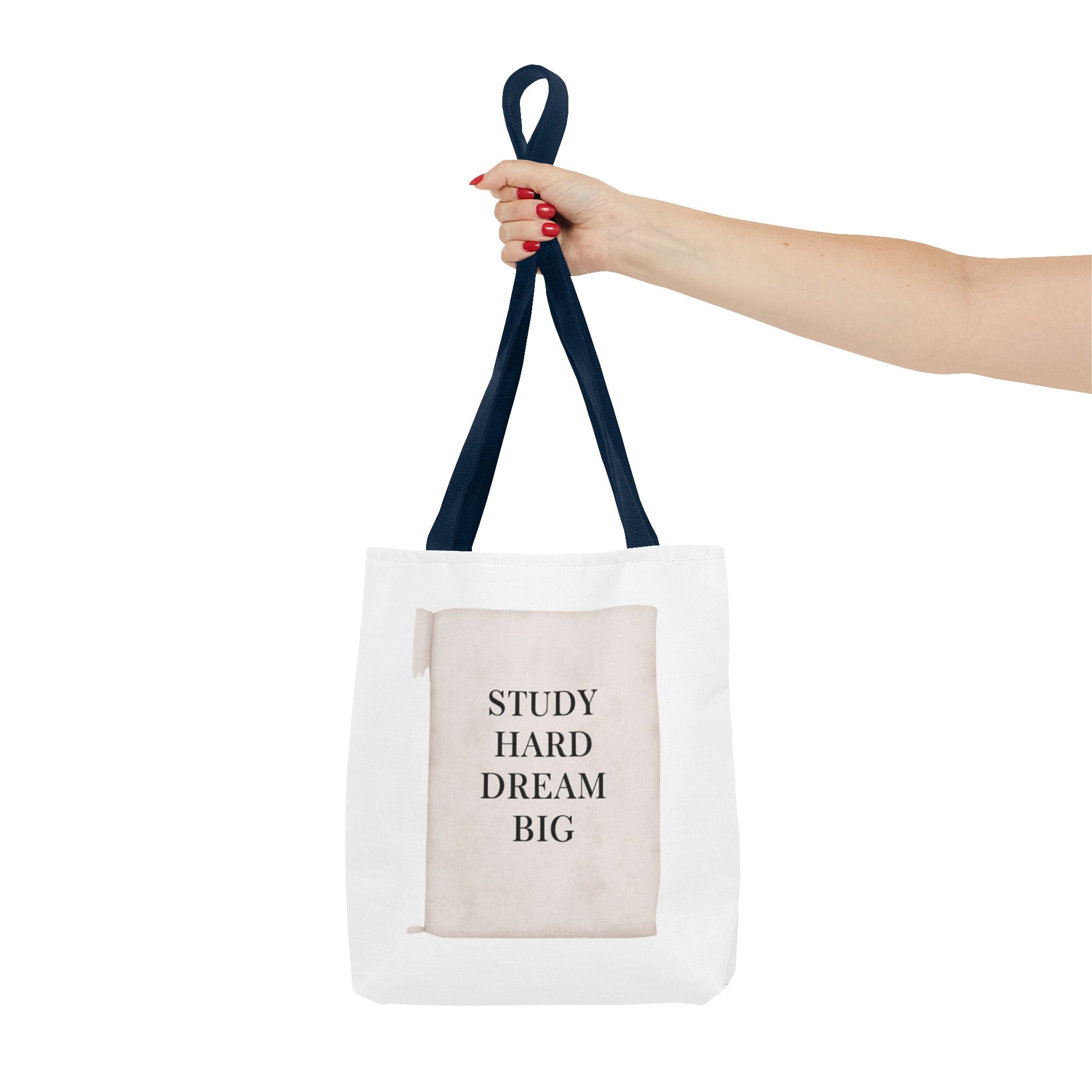Teacher Tote Bag | Study Hard Dream Big Canvas Bag