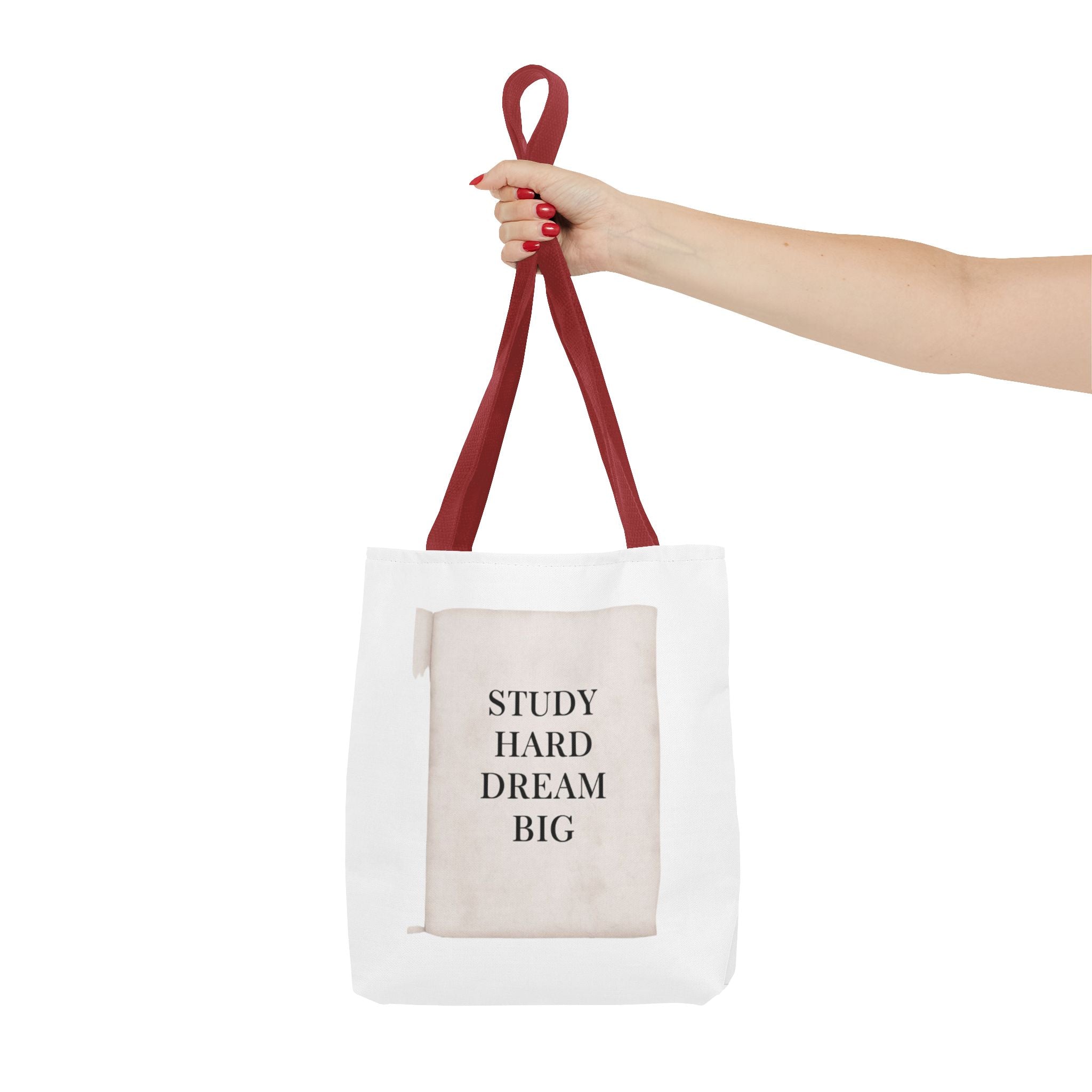 Teacher Tote Bag | Study Hard Dream Big Canvas Bag