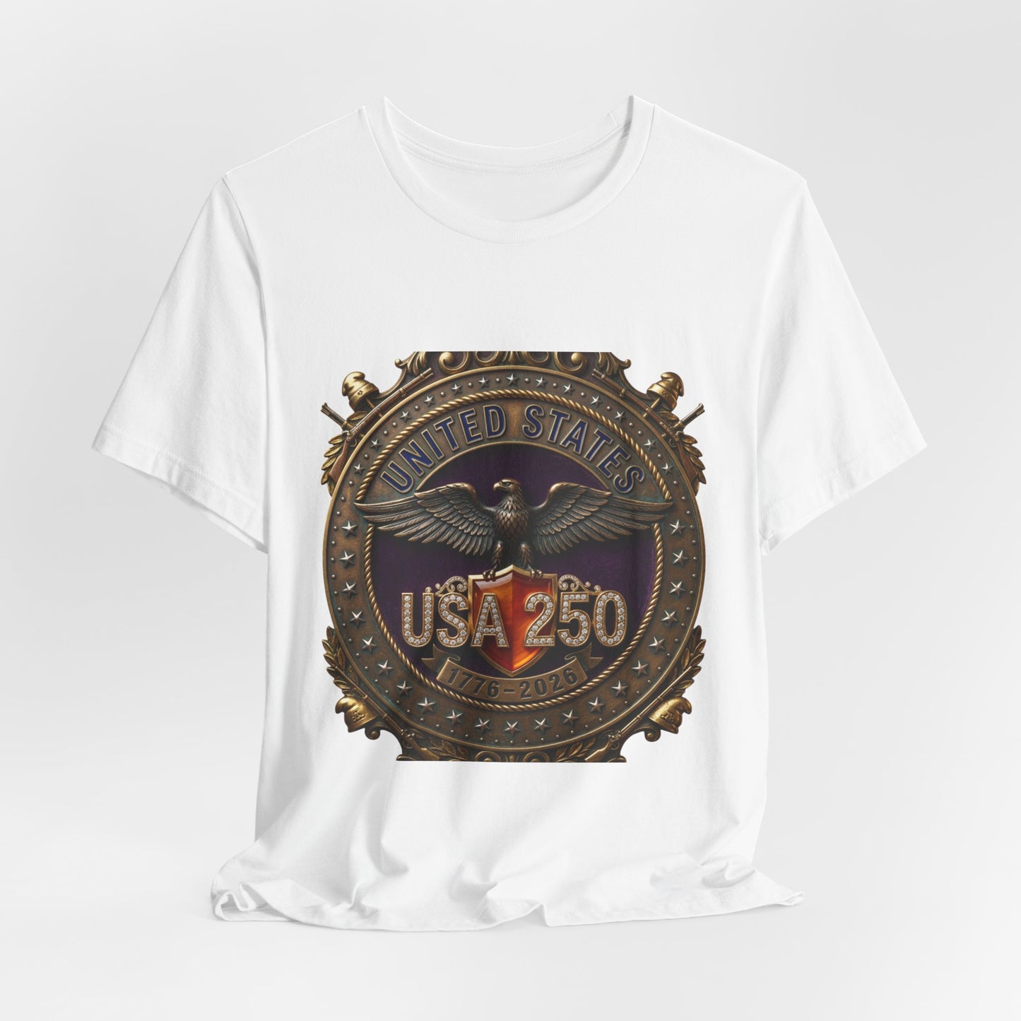 USA 250 Eagle Emblem Tee | 250th Anniversary 4th of July Patriotic