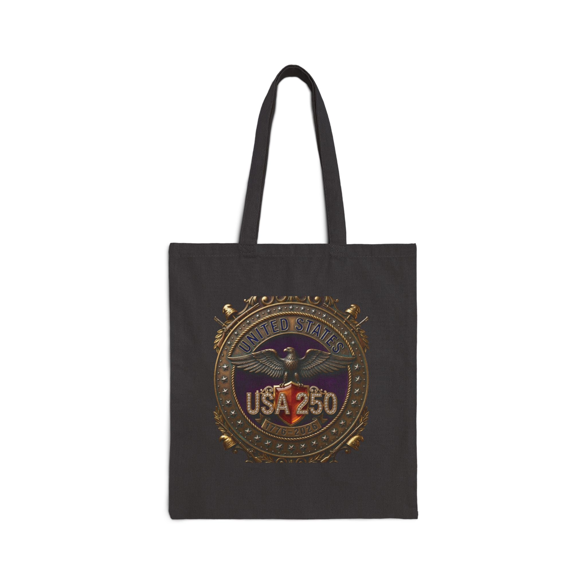 USA 250 Eagle Emblem Tote | 4th of July Patriotic Anniversary, Historical Americana