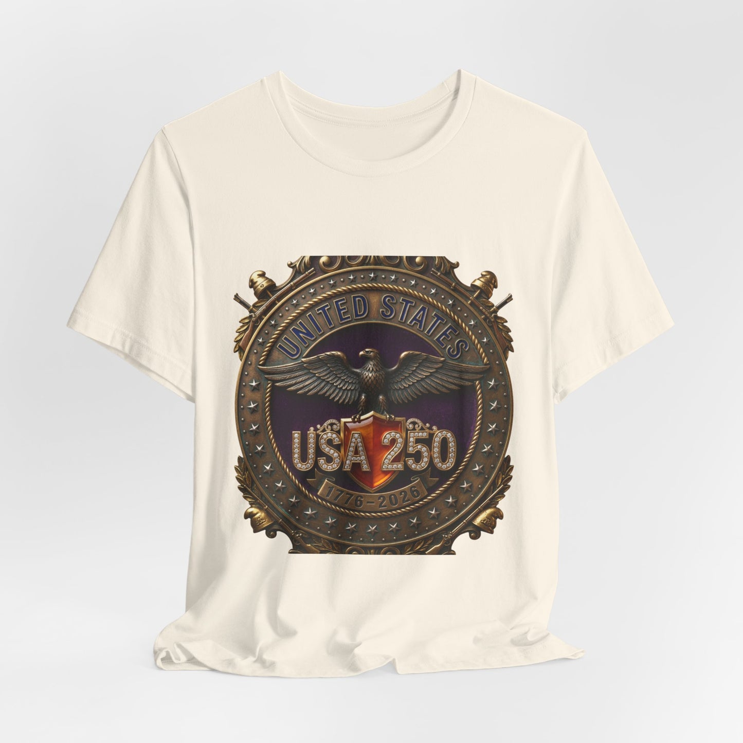 USA 250 Eagle Emblem Tee | 250th Anniversary 4th of July Patriotic