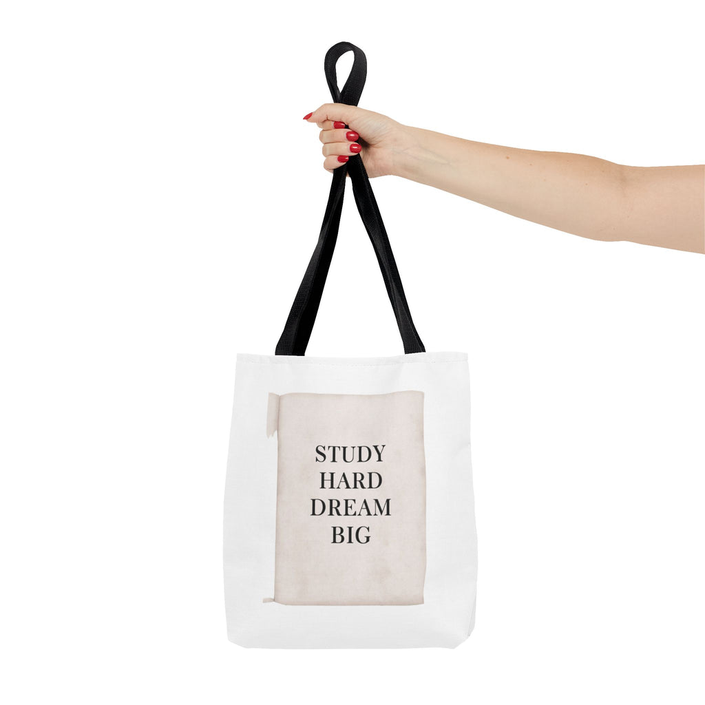 Teacher Tote Bag | Study Hard Dream Big Canvas Bag