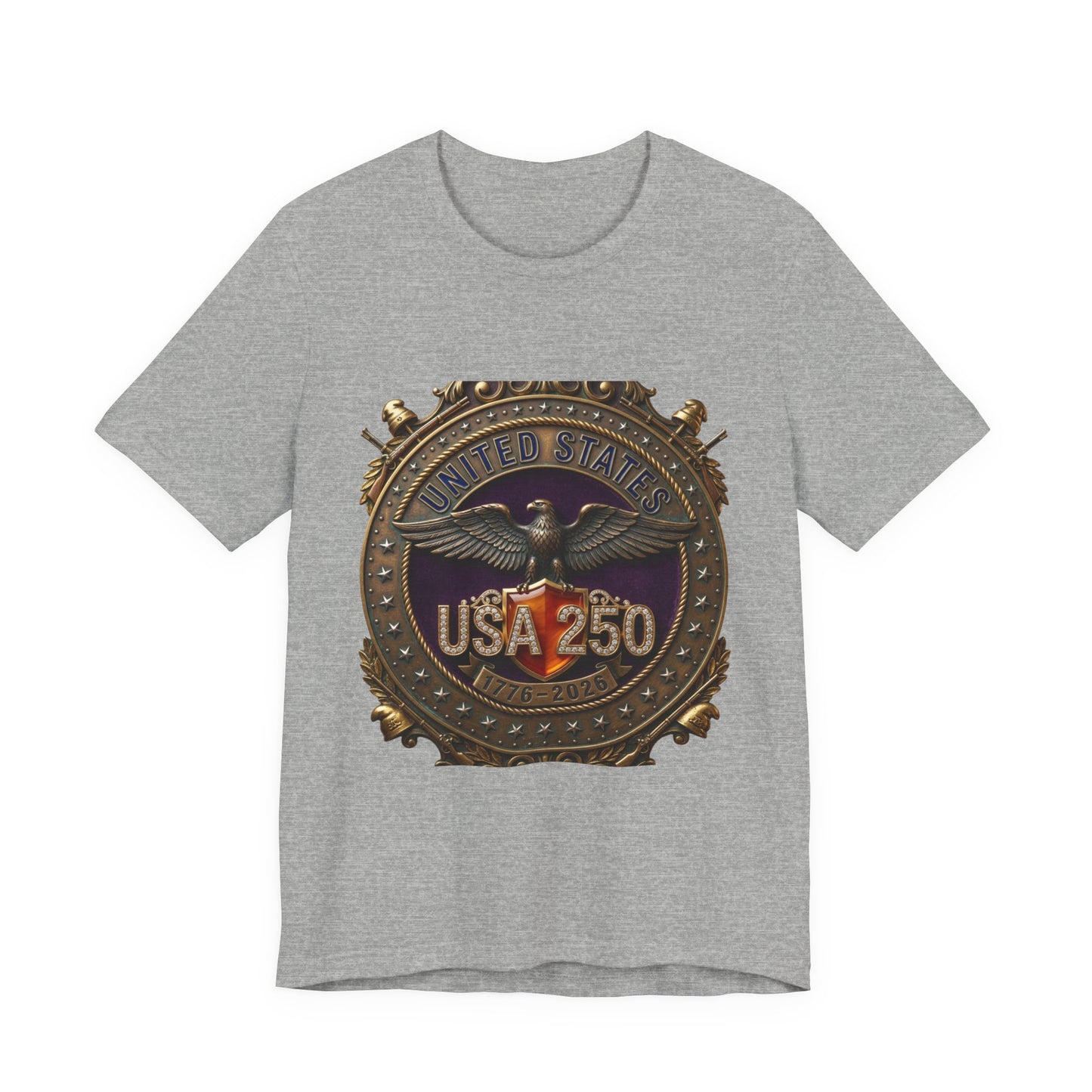 USA 250 Eagle Emblem Tee | 250th Anniversary 4th of July Patriotic