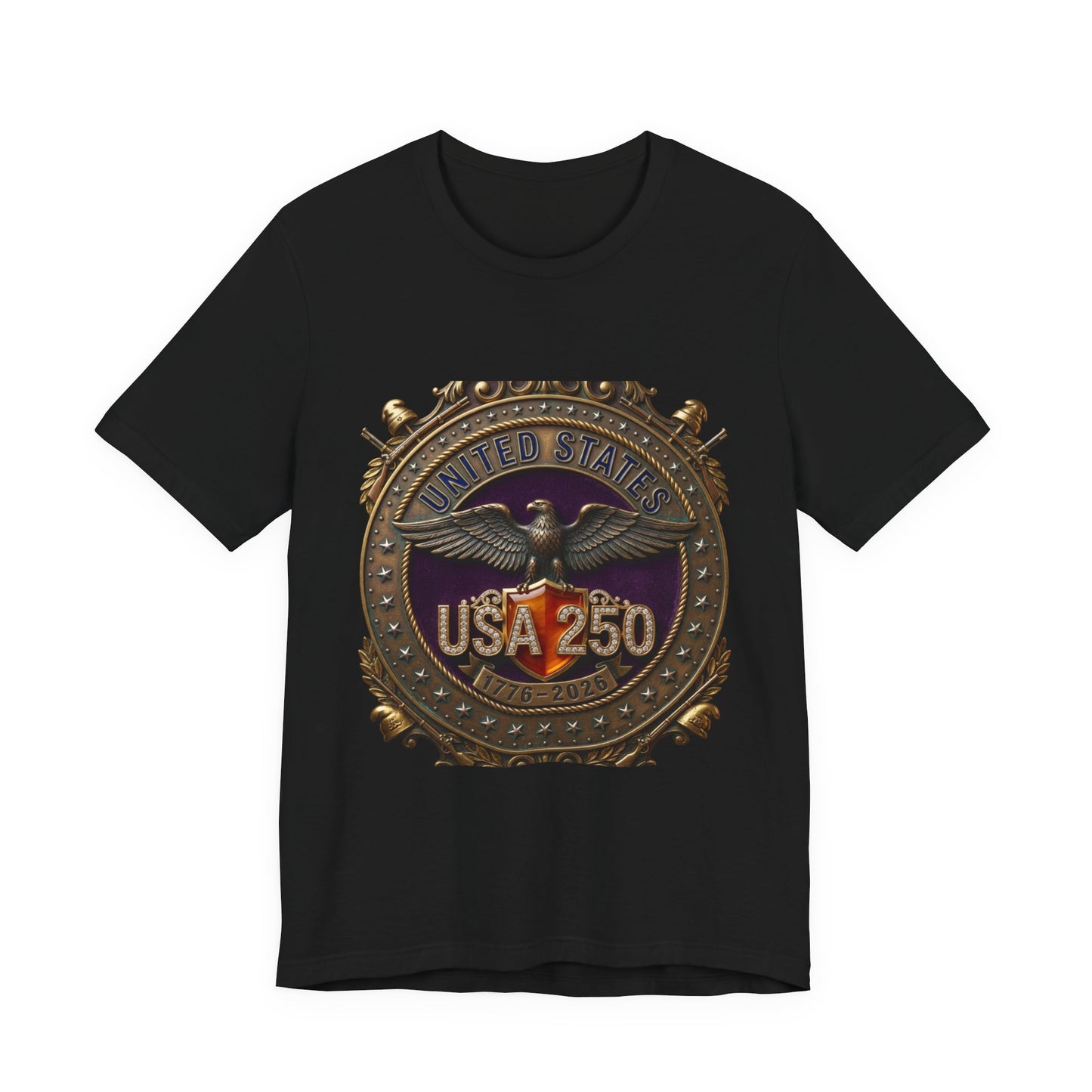 USA 250 Eagle Emblem Tee | 250th Anniversary 4th of July Patriotic