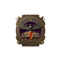USA 250 Emblem Sticker | 1776-2026 Patriotic 4th of July Anniversary