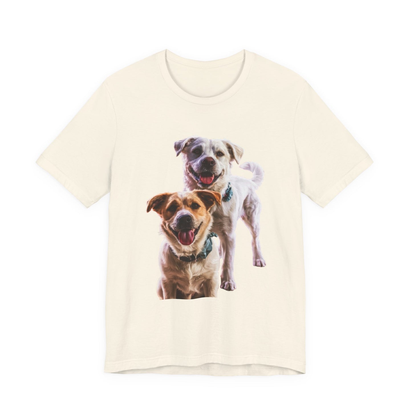 Happy Dogs Photo Tee — Smiling Dog Portrait T-Shirt