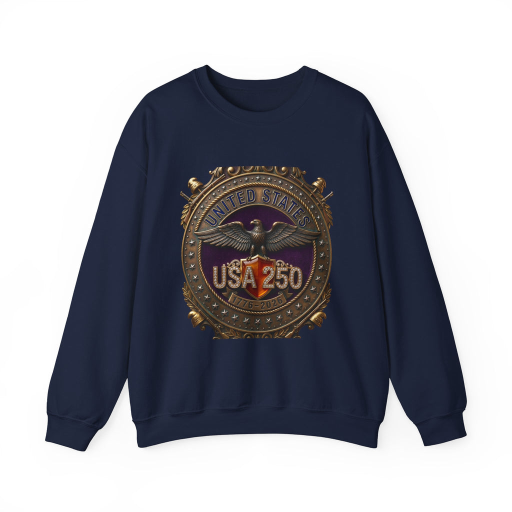 USA 250 Eagle Medallion Crewneck Sweatshirt | 250th Anniversary, Patriotic