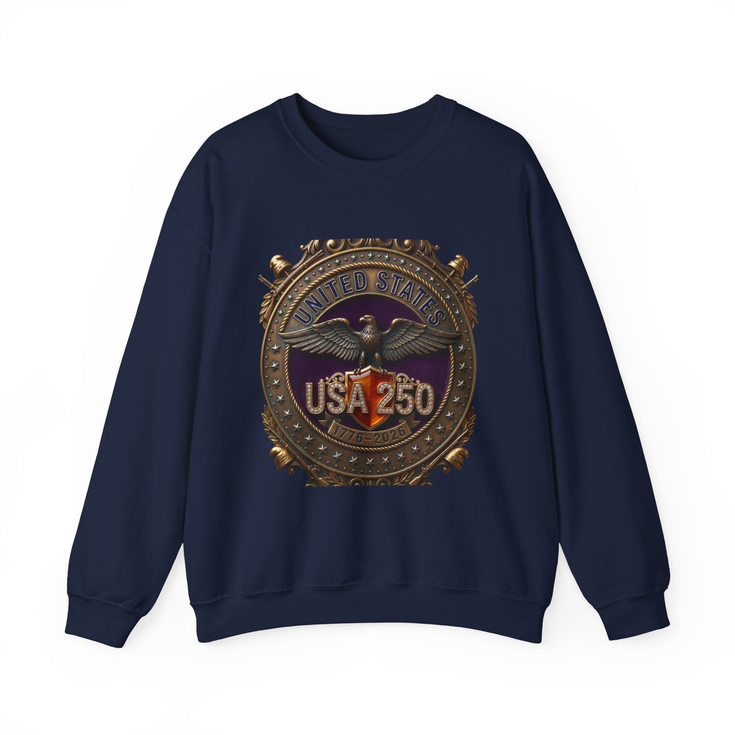 USA 250 Eagle Medallion Crewneck Sweatshirt | 250th Anniversary, Patriotic