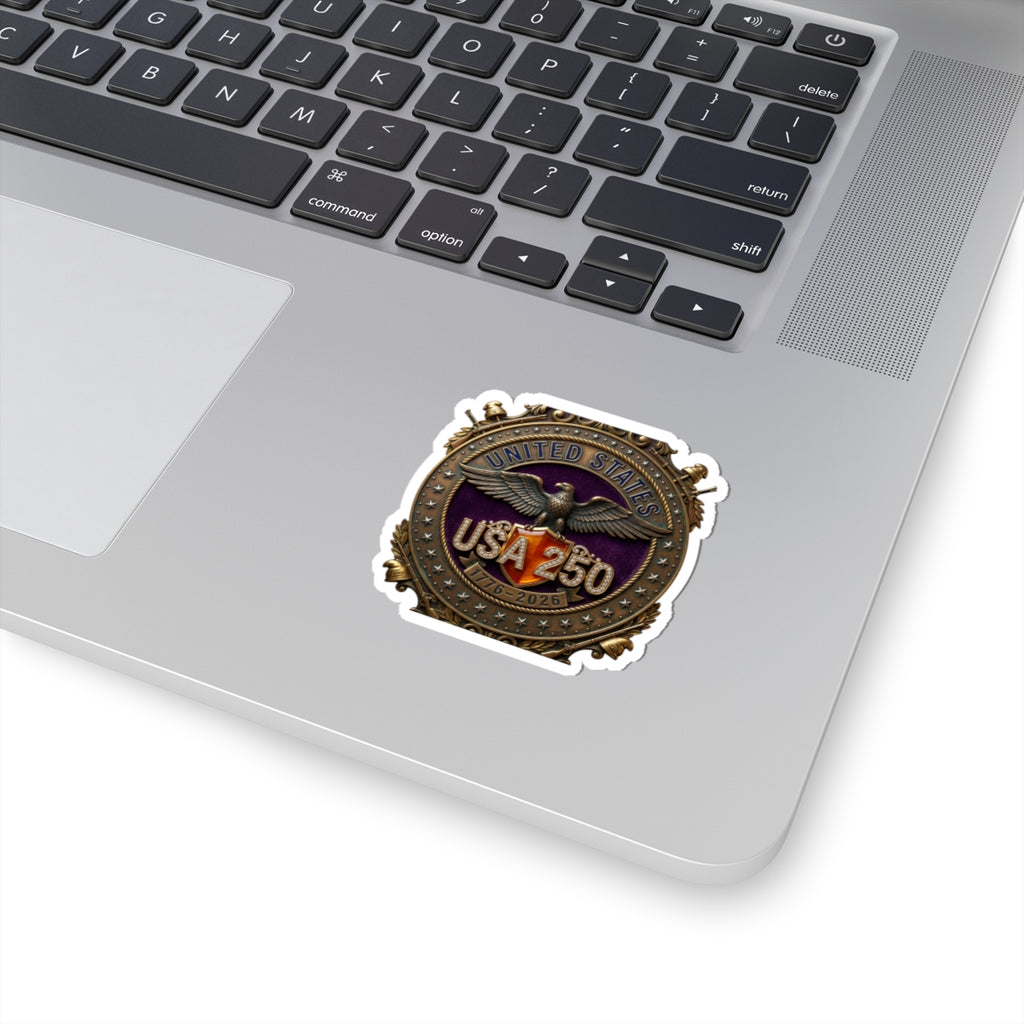 USA 250 Emblem Sticker | 1776-2026 Patriotic 4th of July Anniversary