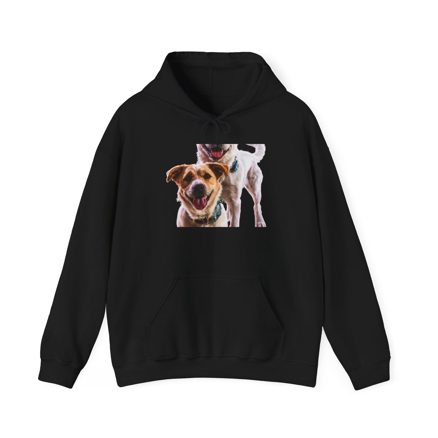 Happy Dog Photo Hoodie - Cute Smiling Puppy Pullover