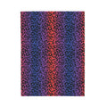 Rainbow Leopard Velveteen Plush Blanket — Soft Cozy Animal Print Throw