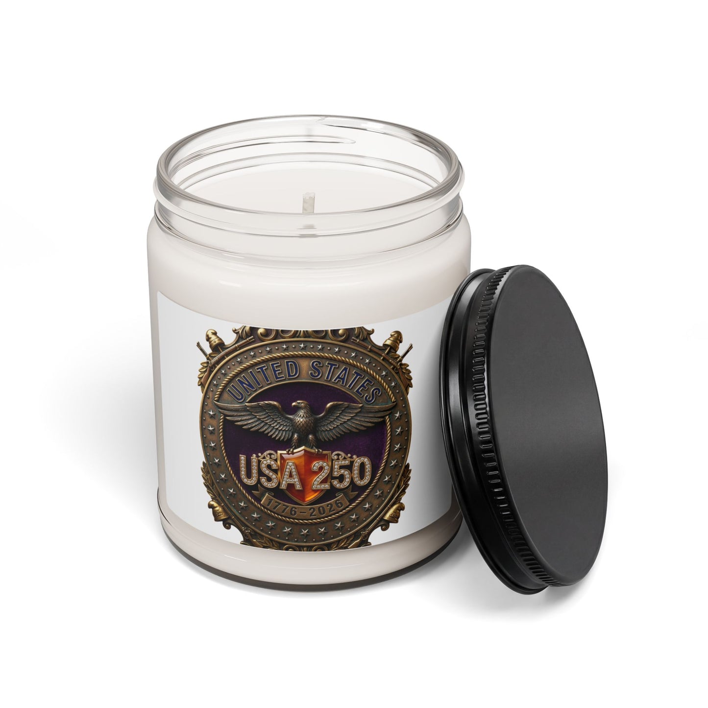 USA 250 Anniversary Candle | 9oz Soy Candle, Patriotic 250th Fourth of July