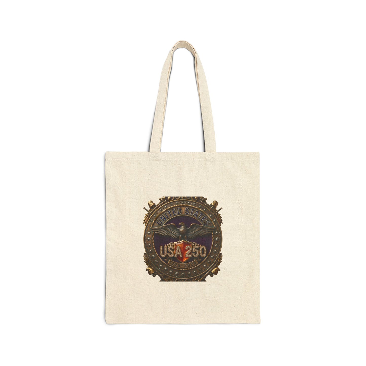 USA 250 Eagle Emblem Tote | 4th of July Patriotic Anniversary, Historical Americana
