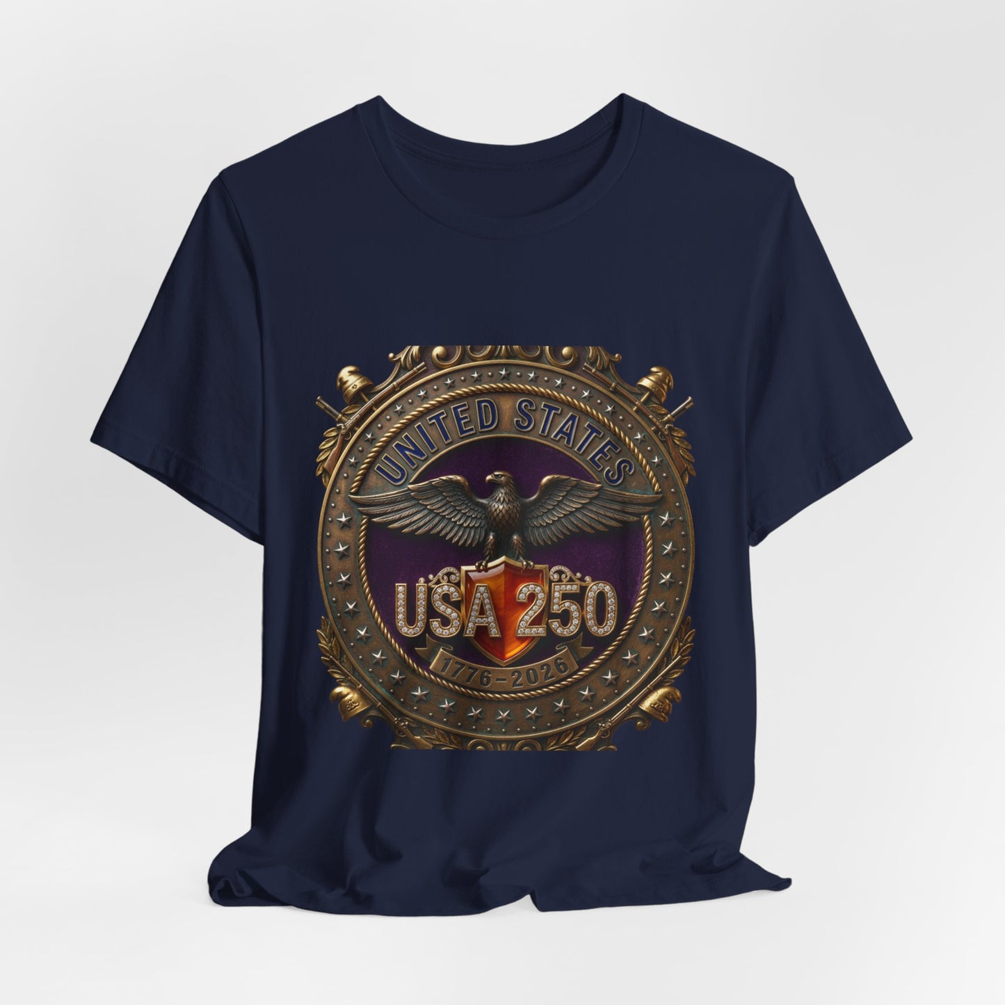 USA 250 Eagle Emblem Tee | 250th Anniversary 4th of July Patriotic