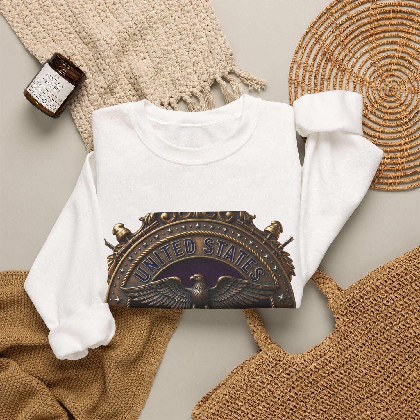 USA 250 Eagle Medallion Crewneck Sweatshirt | 250th Anniversary, Patriotic