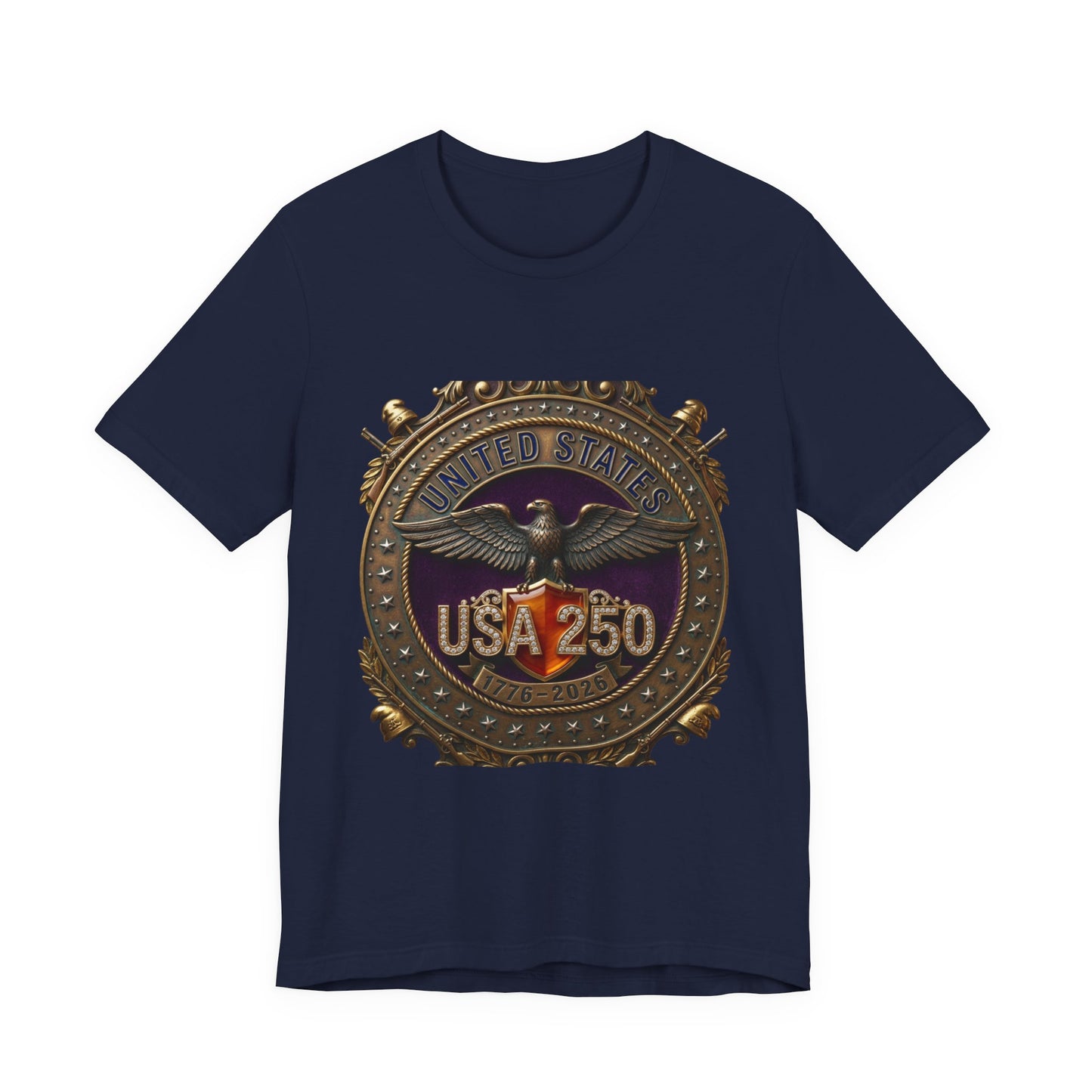 USA 250 Eagle Emblem Tee | 250th Anniversary 4th of July Patriotic