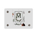 Botanical Monogram Acrylic Wall Art | Personalized Floral Home Decor