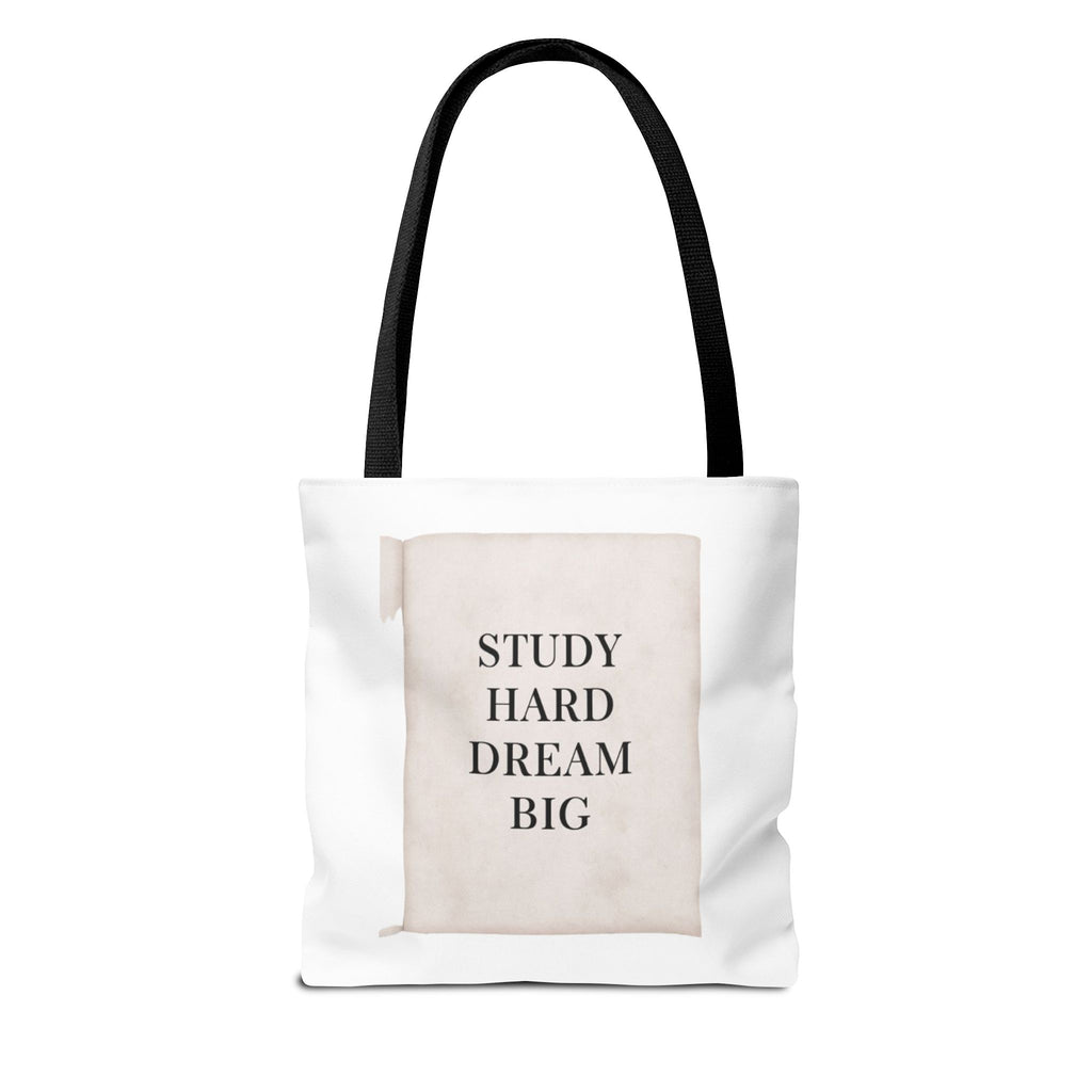 Teacher Tote Bag | Study Hard Dream Big Canvas Bag