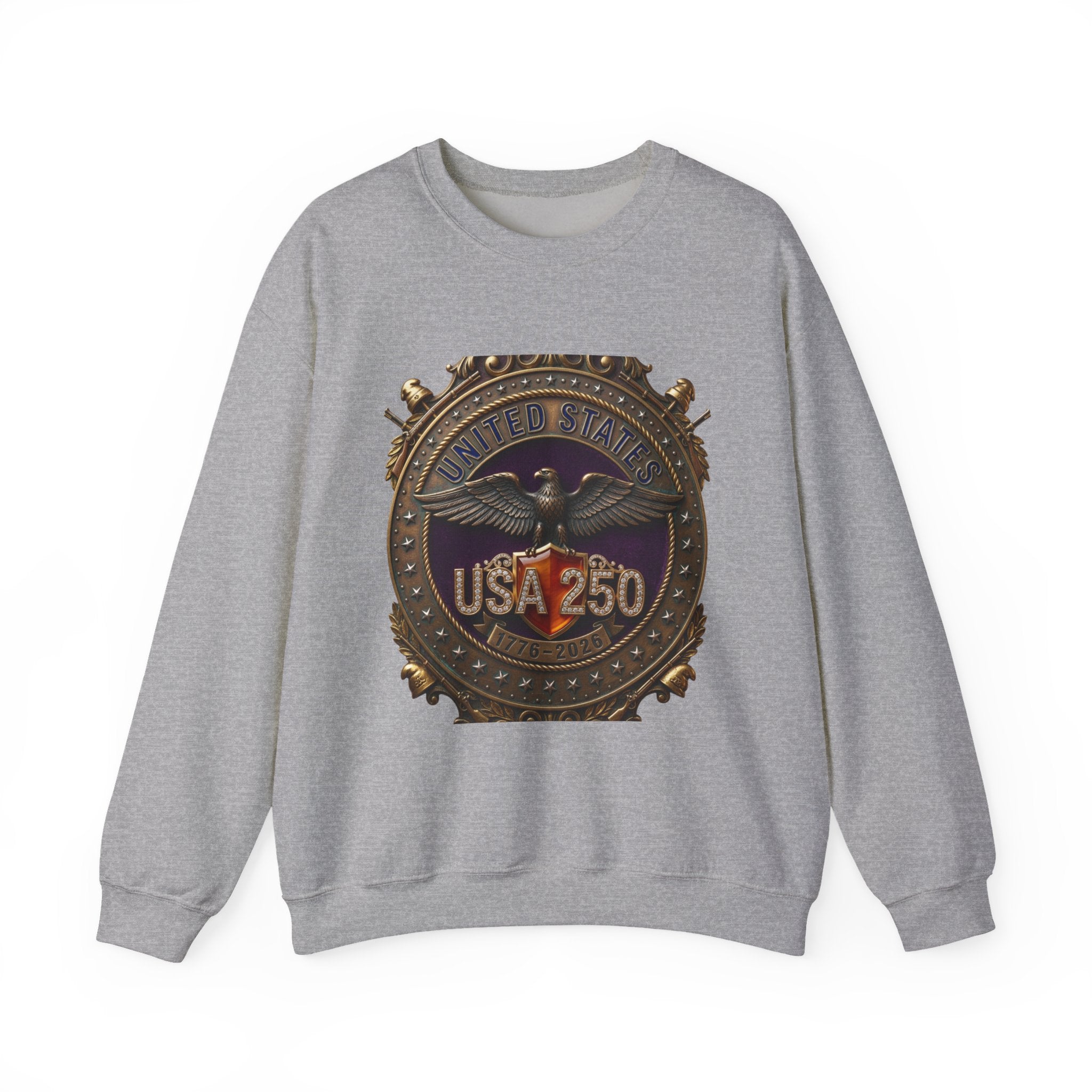 USA 250 Eagle Medallion Crewneck Sweatshirt | 250th Anniversary, Patriotic