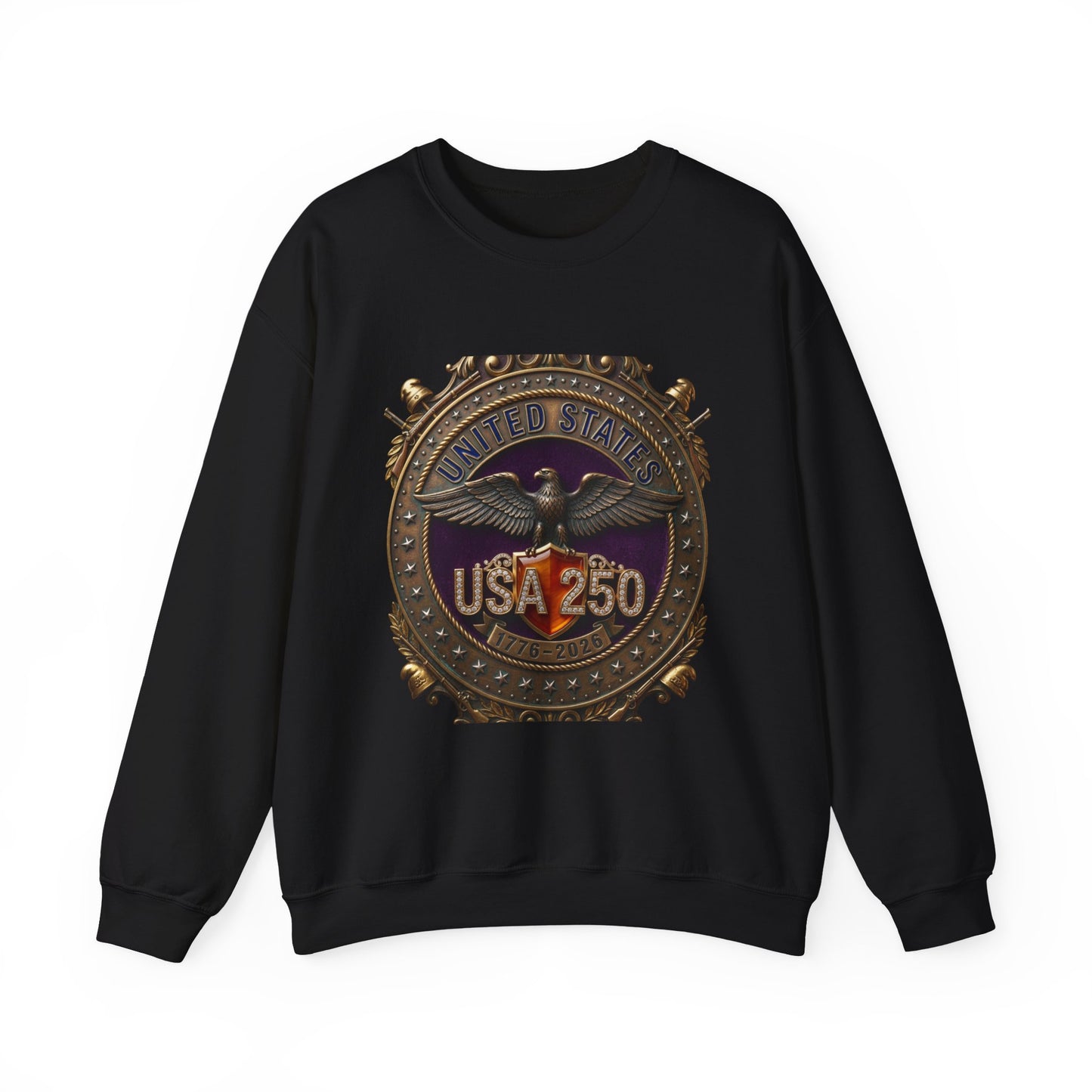 USA 250 Eagle Medallion Crewneck Sweatshirt | 250th Anniversary, Patriotic